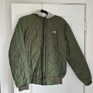 Vintage Ralph Lauren Green Quilted Jacket